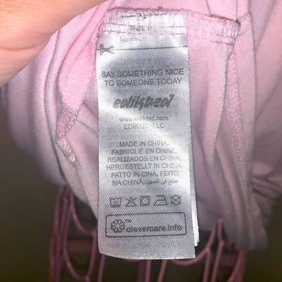 -Edikted Overzized Boyfriend Pink Tee Shirt-Small Bust 32.5-34 As Is - Picture 12 of 14